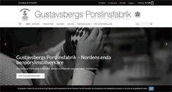 Desktop Screenshot of gustavsbergsporslinsfabrik.se